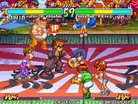 Super Dodge Ball, capture d'écran